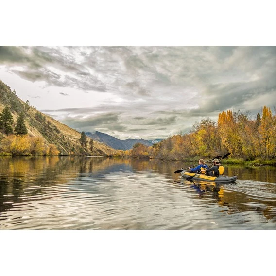 Advanced Elements Island Voyage2 Kayak 2er Kajak Luftboot Gelb â Bild 3