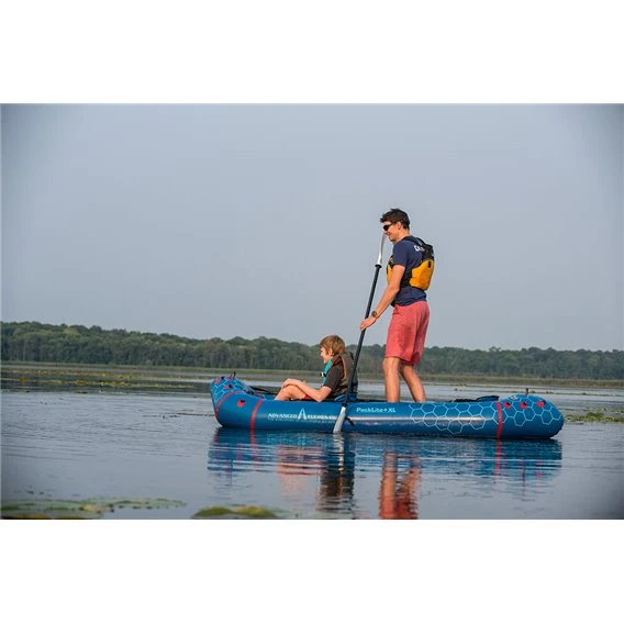 Advanced Elements PackLite+ XL Packraft 2 Personen Kajak Aufblasbares Luftboot Raftingboot Blue – Bild 4