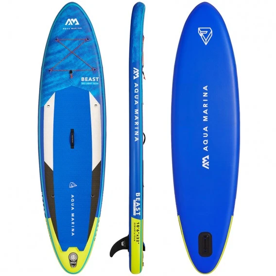 Aqua Marina Beast 10.6 Aufblasbares Stand Up Paddle Board SUP Komplett Set – Bild 2