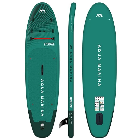 Aqua Marina Breeze 9.1 SUP Komplett Set Ausblasbares Stand Up Paddle Board – Bild 2