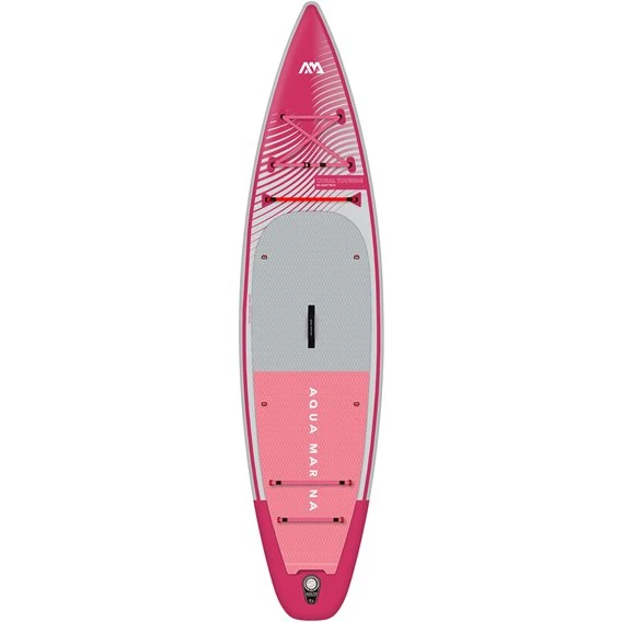 Aqua Marina Coral Touring 11.6 SUP Komplett Set Ausblasbares Stand Up Paddle Board Raspberry – Bild 3