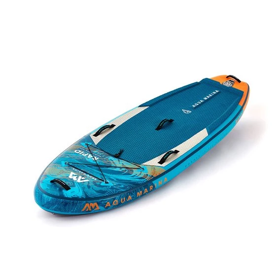 Aqua Marina Rapid 9.6 Aufblasbares Stand Up Paddle Board Wildwasser SUP Komplett Set – Bild 5