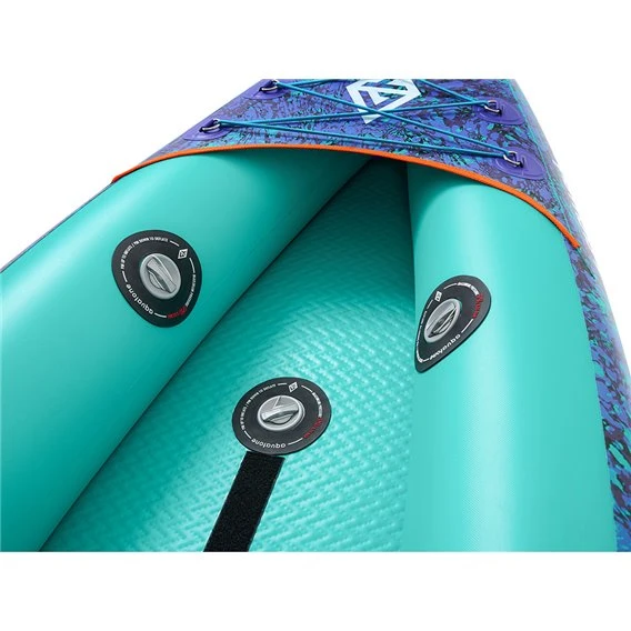 Aquatone Blast 13.6 Aufblasbares 3 Personen Kajak Set Luftboot – Bild 5