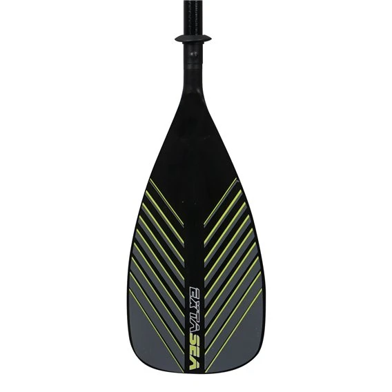 ExtaSea 2-in-1 SUP Fiberglaspaddel Paddelkombination Doppelpaddel Lime – Bild 3