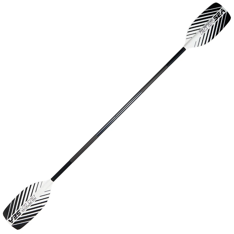 ExtaSea Alu Paddelkombination Doppelpaddel Stechpaddel Black And White – Bild 2
