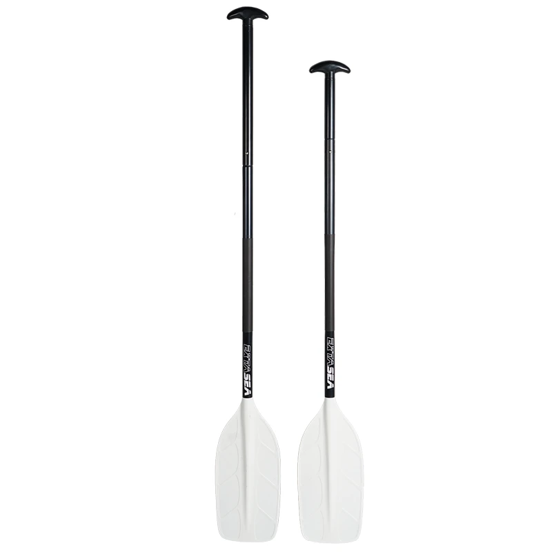 ExtaSea Alu Paddelkombination Doppelpaddel Stechpaddel Black And White – Bild 3