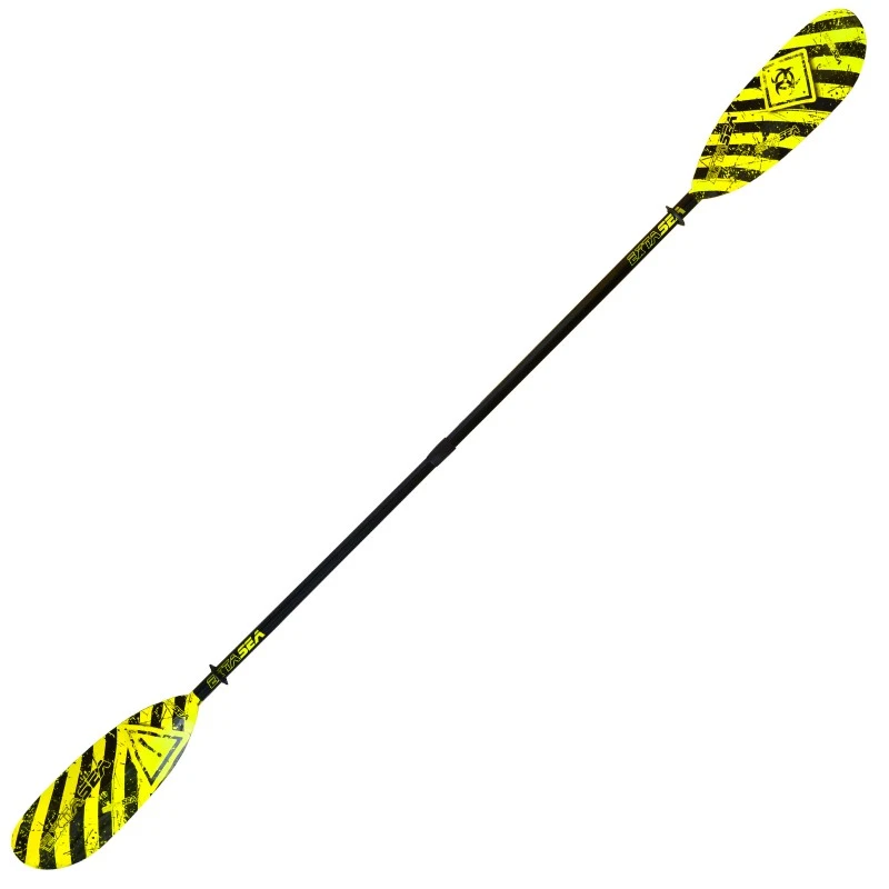 ExtaSea Danger Vario Fiberglas Doppelpaddel Kajak Paddel 2-teilig Inkl. Tasche – Bild 2