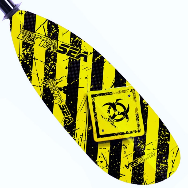 ExtaSea Danger Vario Fiberglas Doppelpaddel Kajak Paddel 4-teilig Inkl. Tasche – Bild 6