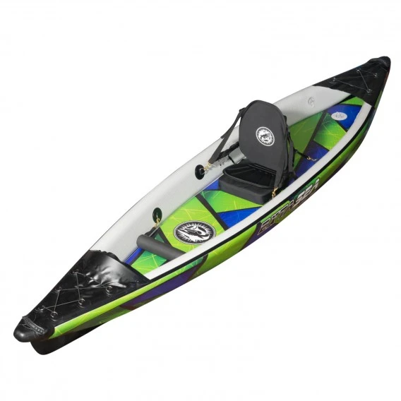 ExtaSea DS One 391 1er Tourenkajak Full Drop-Stitch Hochdruck Kajak Schlauchboot – Bild 2