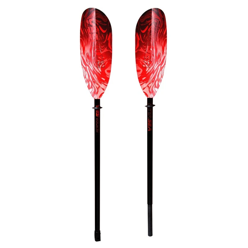 ExtaSea Lava Vario Fiberglas Doppelpaddel Kajak Paddel 2-teilig Inkl. Tasche â Bild 2