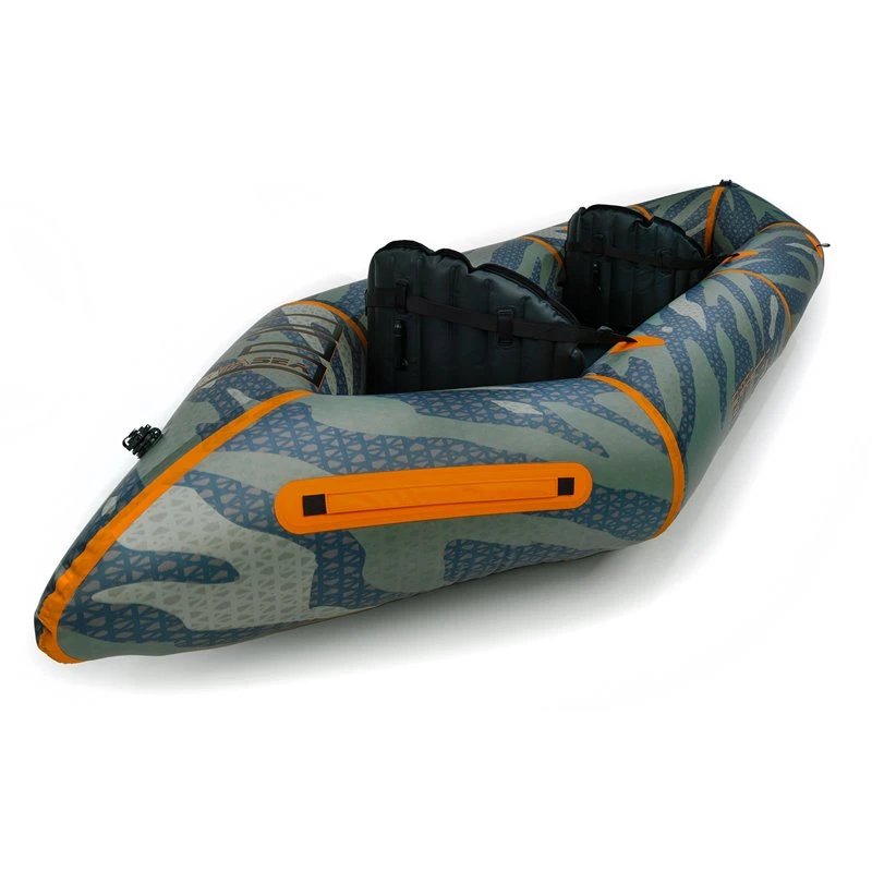Extasea Packraft 300 Double 2er Trekking Schlauchboot Camouflage TPU Ultra Leicht – Bild 2