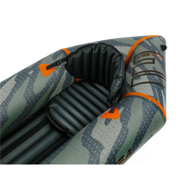 Extasea Packraft 300 Double 2er Trekking Schlauchboot Camouflage TPU Ultra Leicht – Bild 4