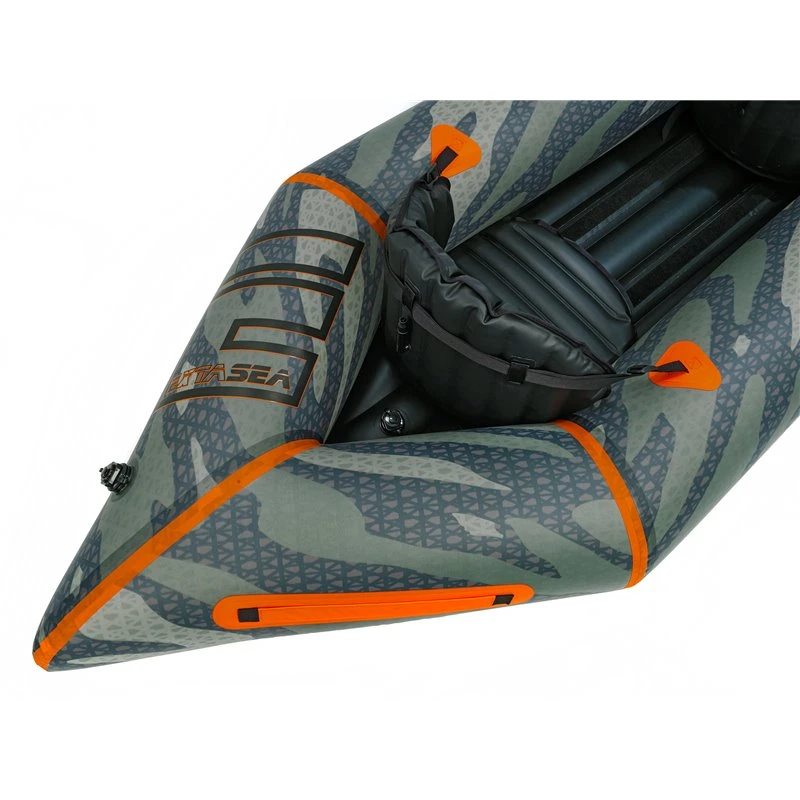 Extasea Packraft 300 Double 2er Trekking Schlauchboot Camouflage TPU Ultra Leicht – Bild 5