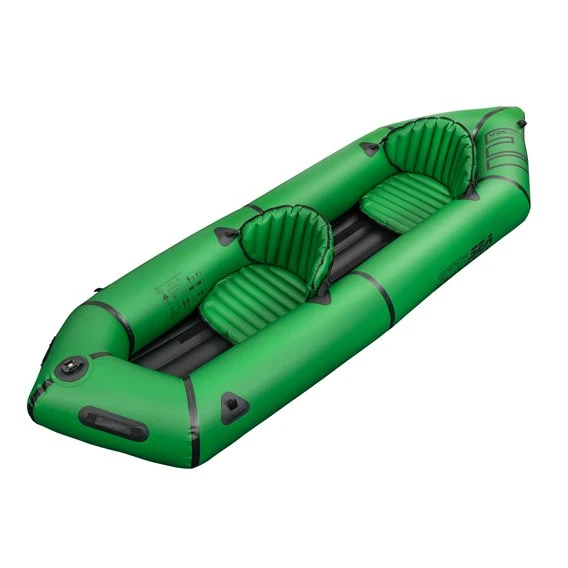 Extasea Packraft 300 Double 2er Trekking Schlauchboot Oliv-grün TPU Ultra Leicht – Bild 2