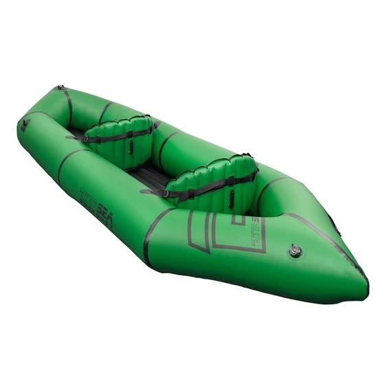 Extasea Packraft 300 Double 2er Trekking Schlauchboot Oliv-grün TPU Ultra Leicht – Bild 4