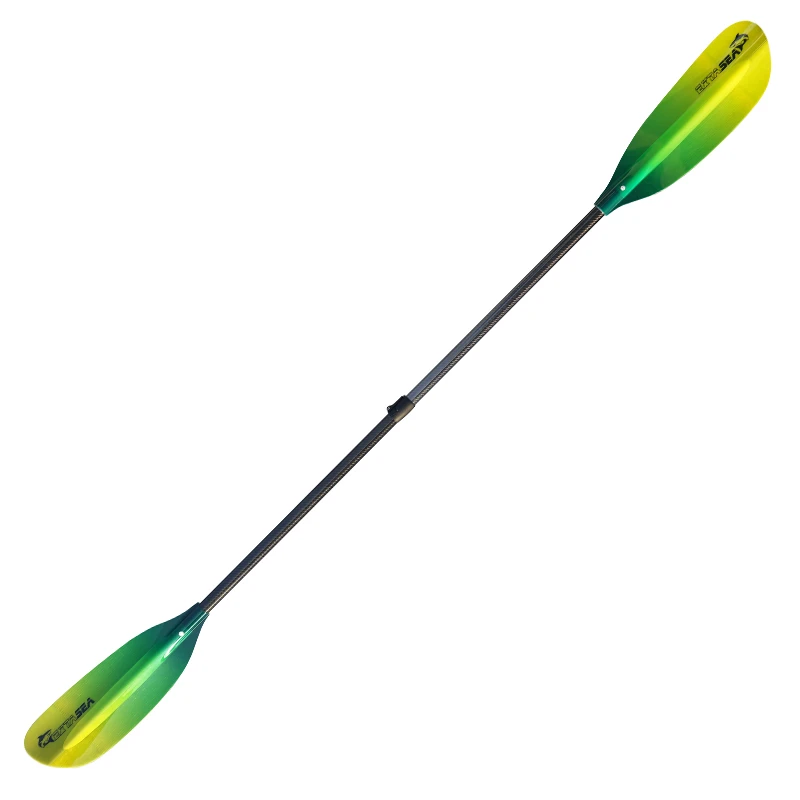 ExtaSea Pro Tour Carbon Vario Doppelpaddel | 220-240cm | 4-teilig | Lime-yellow – Bild 2