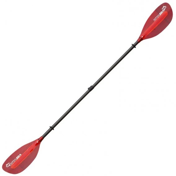 ExtaSea Pro-XL Carbon Vario Doppelpaddel | 220-240cm | 4-teilig | Red â Bild 3