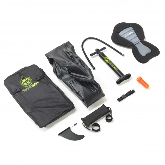 ExtaSea Race 285 1er Kajak Aufblasbar Drop-Stitch Schlauchboot Kajak Rot – Bild 2