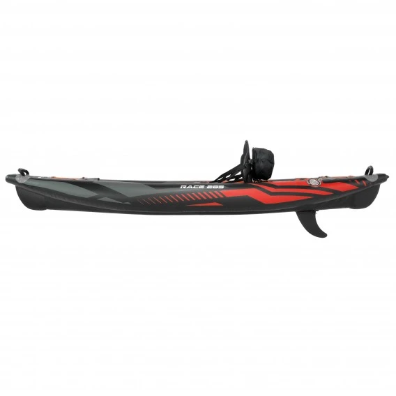 ExtaSea Race 285 1er Kajak Aufblasbar Drop-Stitch Schlauchboot Kajak Rot – Bild 5