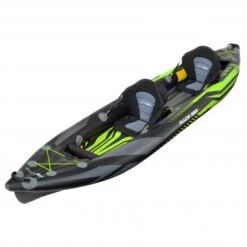 ExtaSea Race 385 2er Kajak Aufblasbar Drop-Stitch Schlauchboot Kajak Lime