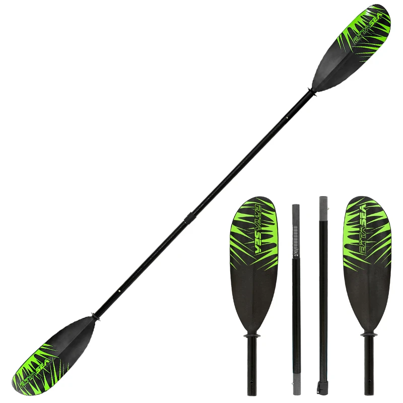 ExtaSea Safari Fiberglas Vario Doppelpaddel Kajak Paddel 4-teilig – Bild 3