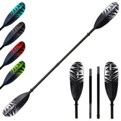 ExtaSea Safari Fiberglas Vario Doppelpaddel Kajak Paddel 4-teilig