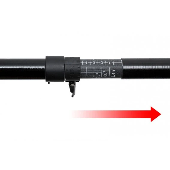 ExtaSea Tour Vario Fiberglas Doppelpaddel | 220-240cm | 4-teilig | Schwarz-grau – Bild 5