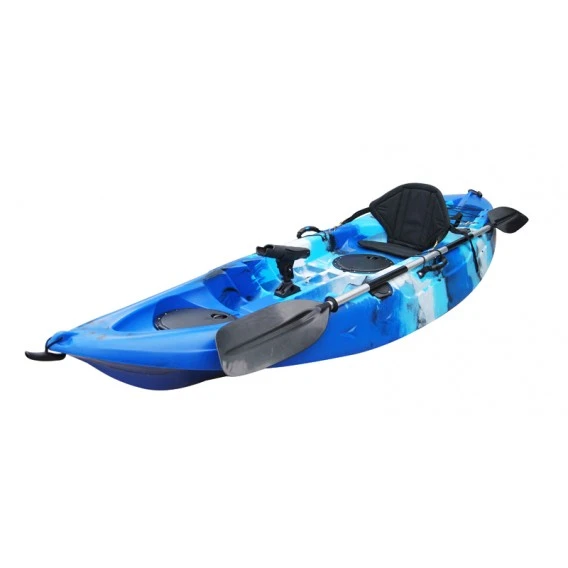 ExtaSea-Yak 268 1er Sit On Top Kajak Set + Paddel & Kajaksitz – Bild 3