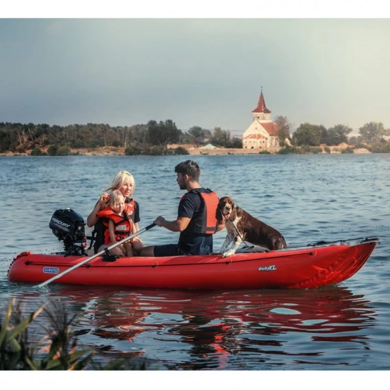 Gumotex Ruby XL 3 Personen Schlauchboot Aufblasbares Kanu Motorboot – Bild 5