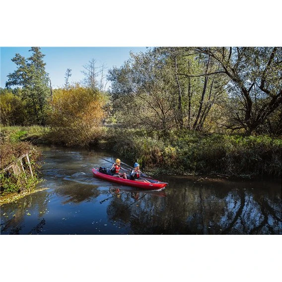 Gumotex Thaya 2 Personen Kajak Drop Stitch Luftboot Rot – Bild 3