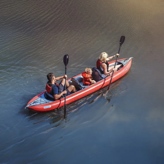 Gumotex Thaya 2 Personen Kajak Drop Stitch Luftboot Rot – Bild 6