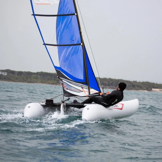 MiniCat 420 Evoque Aufblasbarer Katamaran Segelboot â Bild 3