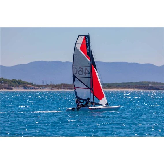 MiniCat 460 Elite Aufblasbarer Katamaran Mit Carbonmast Segelboot â Bild 2