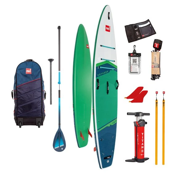 Red Paddle Voyager 13.2 SUP Komplett Set Mit Paddel Ausblasbare Stand Up Paddle Board